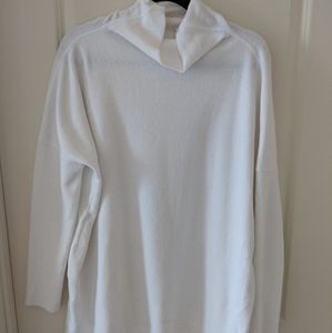 Free People long white sweater fleece